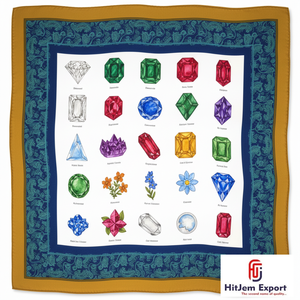 Collection en gros de foulards personnalisés raffinés, imprimés, à la mode, foulards de tête, hijabs, châles et foulards carrés doux au toucher soyeux - Product Image 4