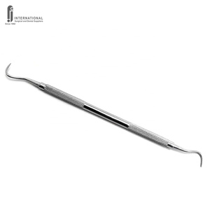Venta al por mayor de fábrica: Escariador dental manual prémium H6/H7 de acero inoxidable, punta fina y afilada para periodoncia, agarre ergonómico. - Product Image 1