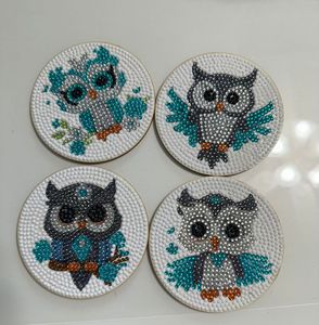 Traditional Elegant Handcraft <b>Beaded</b> Embroidery Four Set <b>Coaster</b> Stylish Fancy Luxury Cute Premium Statement By Hiba Enterprises - Product Image 4