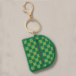 Llavero de medusa de lona hecho a mano con cuentas, amuleto de joyería con forma de animal morado, accesorio textil para Navidad y Año Nuevo Chino - Product Image 5