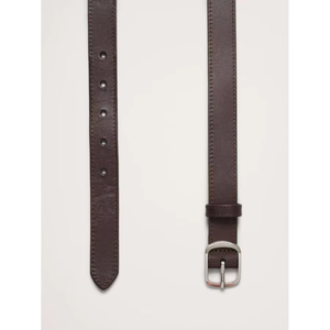 Ceinture en cuir polonais pour homme, style western, tendance, avec boucle en acier, logo personnalisé, ceintures personnalisables, cadeaux - Product Image 4