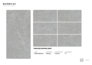 Carreaux de porcelaine brillants de luxe, format 600x1200, grands carreaux pour sols et murs, pour intérieurs commerciaux - Product Image 5