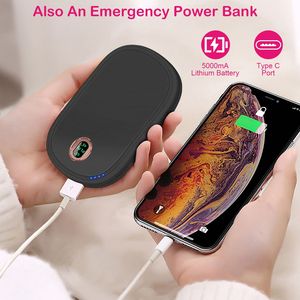 Calentador de Manos Portátil Recargable, Calentador Eléctrico de Doble Cara con Pantalla Digital, Banco de Energía, 2 Niveles, Reutilizable - Product Image 4