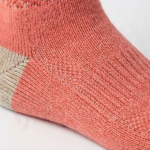 Calcetines de mujer cálidos de temporada navideña, de Spandex, Poliéster y Algodón, de longitud media, con puño de diseño personalizado y tejido a ganchillo, color personalizado - Product Image 5