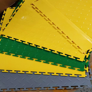 Carreaux de sol en vinyle PVC résistant pour atelier de garage antidérapant en plastique imbriqué - Product Image 4