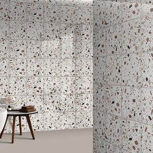 Carreaux muraux en porcelaine émaillée sculptée 300x300mm, texture de luxe, pour murs intérieurs de hall d'immeuble commercial et d'appartement - Product Image 1