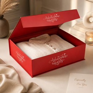 Luxury Magnetic Clothing Packaging <b>Box</b> | Custom Cardboard Gift Shipping <b>Box</b> for T Shirts Apparel and Fashion Accessories - Product Image 5