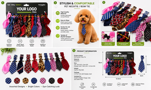 Cat & <b>Dog</b> Pet Tie OEM ODM Custom Logo Adjustable Pet Necktie for Cats & <b>Dogs</b> Direct Manufacturer - Product Image 5