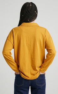 Camisas Polo Extra Grandes para Mujer, Cuello Camisero, Manga Larga, Estilo Veraniego, Camiseta Polo de Moda para Mujer - Product Image 2