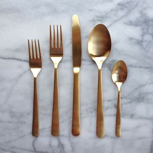 Juego de Cubiertos Plateados Mate al por Mayor, Juego de Cubiertos Modernos para Hotel, Restaurante, Boda, Fabricante de Vajilla para Mesa - Product Image 1