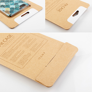 Caja de Regalo para Teléfono Móvil con Ventana de PVC, Caja de Papel Kraft Vacía - Product Image 4