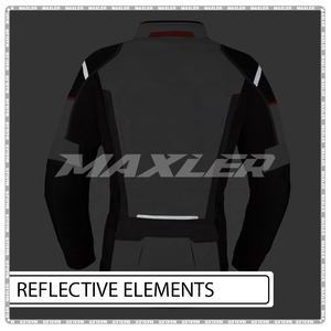 Veste de moto longue d'hiver pour femmes, en textile, fabriquée en usine, isolée, imperméable, avec protection CE - Product Image 6