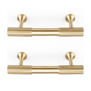 European Classic <b>Antique</b> Brushed Solid Brass Furniture Handles Pastoral Style Pulls for <b>Wardrobe</b> Dresser Cabinet Drawer - Product Image 6