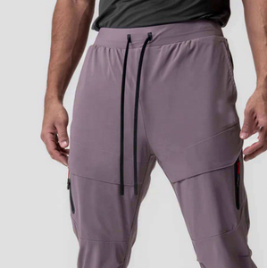 <b>Men</b> Running <b>Trousers</b> Lightweight Jogger Pants <b>Elastic</b> <b>Waist</b> Drawstring Leggings for Gym Training Lightweight Windproof Pants - Product Image 4