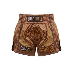 Custom Logo Muay Thai Shorts Wholesale <b>Men</b> Women Premium Satin Kickboxing Shorts OEM Design Sublimation Fighting <b>Trunks</b> - Product Image 4