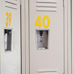 Pegatinas de Vinilo Amarillo Naranja Resistentes a los Rayos UV, Autoadhesivas y Resistentes a Desgarros, para Cascos, Bicicletas, Autos, Motocicletas, Seguridad - Product Image 4