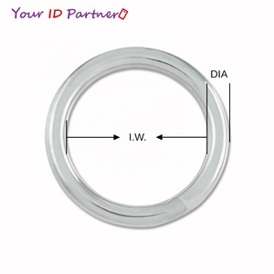 Anillo de acero inoxidable para soldar, accesorio resistente al óxido, con forma circular, <span class=keywords><strong>Hardware</strong></span> duradero de varios tamaños, cerrado, sin costuras - Product Image 3