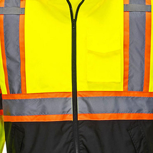 Veste de travail haute visibilité imperméable sur mesure, vêtements de travail d'extérieur personnalisés, vestes d'entraînement - Product Image 3