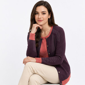 Ensembles deux pièces modernes en tricot pour femme, hiver, couleur unie, décontractés, 100% coton/laine, respirants, texture confortable, vente en gros, élégants - Product Image 3