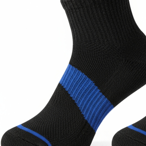 Custom Design Crew Athletic Custom 100% Cotton Sports Fashion Football Training Knitted <b>Socks</b> - Product Image 5