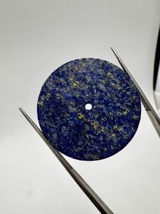 หน้าปัดนาฬิกาสีน้ำเงินธรรมชาติ ลาพิส ลาซูลี รุ่น: 31.50 มม. หน้าปัดกลมขัดเงาด้านเดียว - Product Image 2