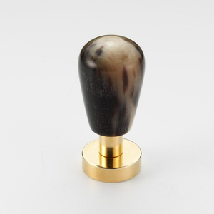 Polished Animal Nautical Solid Buffalo Horn Cabinet <b>Knob</b> Eco-Friendly Home Decor From India By HF Crafts - Product Image 4