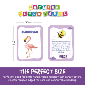 28 Tarjetas Educativas de Doble Cara de Biplob, de la A a la Z, con Imágenes y Rimas de Aves, Tamaño Personalizable, Herramienta de Aprendizaje - Product Image 3