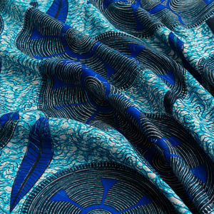 Tela Africana Ankara Premium con Estampado de Cera, Textil de Algodón Batik para Confección de Vestidos, Ropa de Moda, Venta al Por Mayor y Exportación - Product Image 6