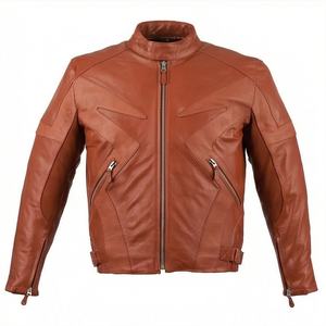 Veste de moto en cuir véritable pour homme de qualité supérieure, nouvelle arrivée, vestes de moto d'hiver, protections amovibles, personnalisables - Product Image 1