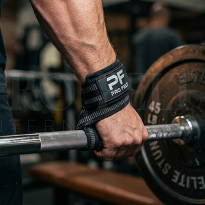 Sangles de musculation robustes avec logo personnalisé, en sangle de coton, support de poignet, pour entraînement en salle de sport, soulevé de terre, entraînement de force, unisexe - Product Image 4