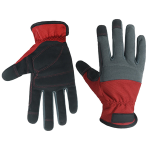 Men's Daily Work Use Breathable Padded Palm Mechanical Work <b>Gloves</b> <b>Touch</b> <b>Screen</b> Flexible Grip Mechanics Safety Working <b>Gloves</b> - Product Image 2