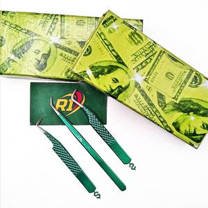 Pince à épiler en acier inoxydable légère et écologique, à prise ferme et lisse, pour manucure et extensions de cils, antistatique - Product Image 5