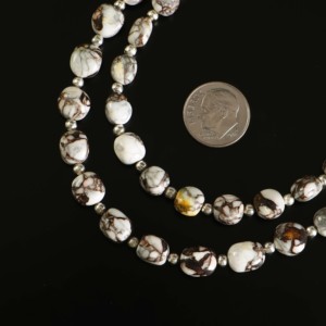Cuentas de turquesa Mohave de cobre AAA, precio al por mayor, de la India, cuentas de piedras preciosas lisas a granel para la fabricación de joyas. - Product Image 5