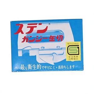 Ouvre-boîte japonais tout en acier inoxydable SUTEN GANGY, fabriqué au Japon, acier inoxydable résistant à la rouille, ouvre-boîte manuel. - Product Image 6