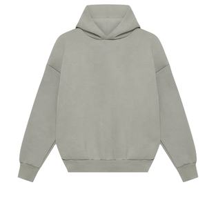 Vente en gros sweat à capuche personnalisé à épaules tombantes 400 gsm avec logo du fabricant sweats à capuche surdimensionnés à fermeture éclair complète pour hommes - Product Image 3