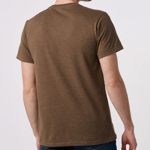 T-shirt à manches courtes pour homme en coton de bambou, t-shirts durables pour homme, t-shirt d'été à col rond, t-shirt en jersey bio pour homme - Product Image 4