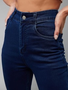 Jeans de Mujer Abdul Royal World Export, Corte Bootcut, Cintura Media, Lavado Oscuro/Claro/Medio, Estilo Vintage, Hasta la Rodilla, Algodón Ecológico - Product Image 6