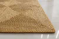 Tapis en jute géométrique bohème chic, style farmhouse, tapis d'intérieur en fibres naturelles