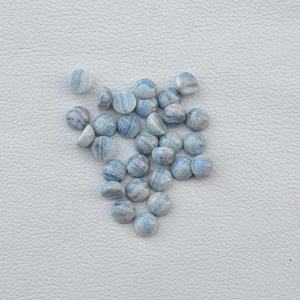 4mm-10mm Natural Blue Rhodochrosite Round Dome <b>Shape</b> Cabochon Loose Gemstones For Jewelry Setting Polished Stone Wholesale - Product Image 2