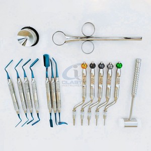 ชุดเครื่องมือทันตกรรมมืออาชีพ CLASTY INSTRUMENTS ชุดเครื่องมือผ่าตัดสแตนเลสคุณภาพพรีเมียมสำหรับทันตแพทย์ ใช้ซ้ำได้ มาตรฐาน CE - Product Image 6