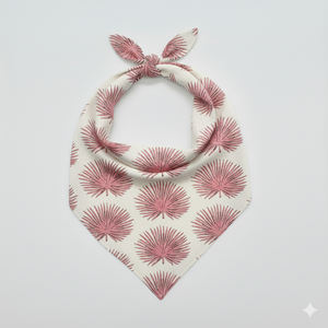 Élastique à cheveux en coton doux imprimé, artisanal et minimaliste, élément élégant pour le coiffage quotidien - Product Image 3