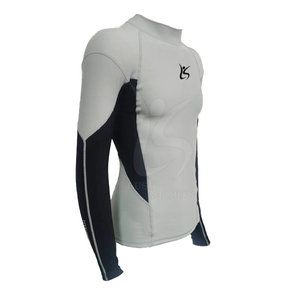 เสื้อแรชการ์ดแขนยาวผู้ชายแบบสั่งทำขายส่งจากโรงงานพร้อมพิมพ์โลโก้ ดีไซน์สวยที่สุด - Product Image 2