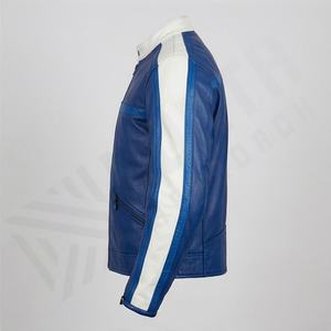 เสื้อแจ็คเก็ตหนังสำหรับผู้ชาย NAI-0452A แฟชั่นสำหรับนักขี่มอเตอร์ไซค์ เสื้อโค้ทสำหรับขี่มอเตอร์ไซค์ ขายส่งอุปกรณ์ป้องกันแบบกำหนดสีได้ - Product Image 3