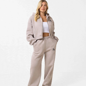 Conjunto Deportivo GYM ACTIVE para Mujer, Invierno, Transpirable, Poliéster, con Capucha y Cordón Ajustable, Ligero, Corte Regular, Manga Larga - Product Image 2