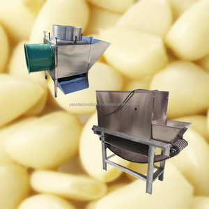 200kg 500kg 1000kg Maquinaria automática para rebanar ajo Máquina de limpieza de burbujas Línea de producción de ajo pelado comercial - Product Image 2