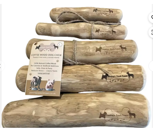 Jouet à mâcher en bois de café naturel pour chiens de petite, moyenne et grande taille, pour mâcheurs agressifs, favorise la santé dentaire - Product Image 2