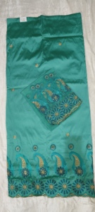 Nuevo arrivo, tela George nigeriana de súper calidad, última tendencia, con estampado floral y trabajo de bordado intrincado para fiestas. - Product Image 4