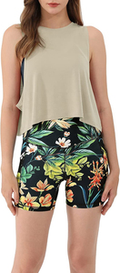 Shorts de entrenamiento para mujer con efecto fruncido, marca privada, bajo MOQ, venta al por mayor, entrega rápida, shorts de moda urbana para mujer. - Product Image 3