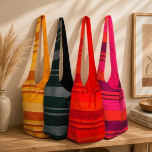 Hemp Sling <b>Bag</b> for Women | Eco Friendly Crossbody Shoulder <b>Bag</b> with Spacious Design | Lightweight Casual <b>Bag</b> for Travel Shopping - Product Image 2