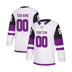 Maillot de hockey sur glace décontracté surdimensionné de haute qualité, meilleur prix avec technique d'impression du nom de l'équipe OEM - Product Image 4